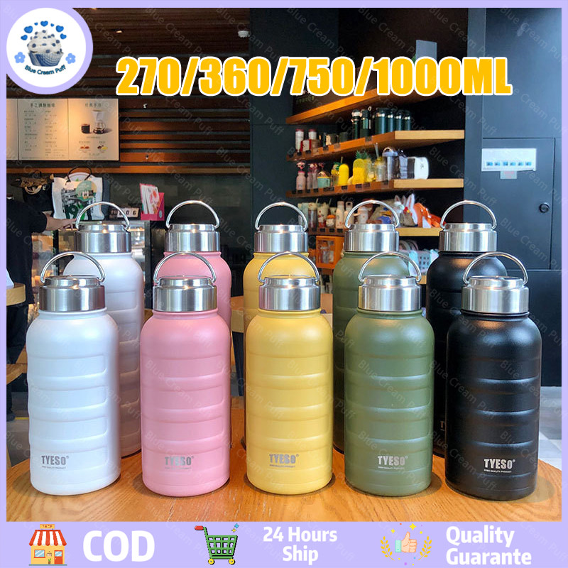 270/360/750/1000ml Isolasi Piala kapasitas besar botol air gelas air olahraga pria siswa portabel si