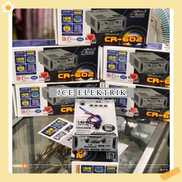 Ampli walet Caberawit kiya CR 602 Anti Petir Amplifier Walet kiya CR-602