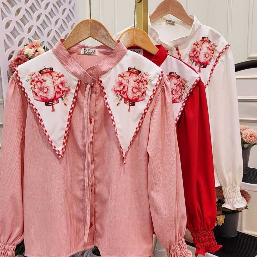 Baju Crop Top Blouse Bangkok Hijab Atasan Wanita Termurah