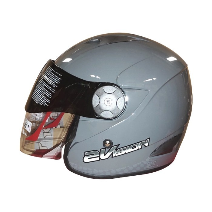 HELM KYT 2 VISION SOLID - GORILLA GREY - L