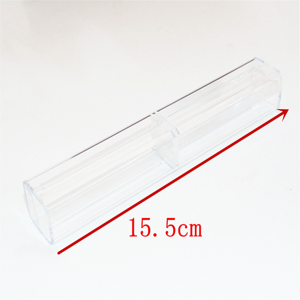 

1pcs Transparent pen box high quality pencil Cases Pencil Bags Pen favorites