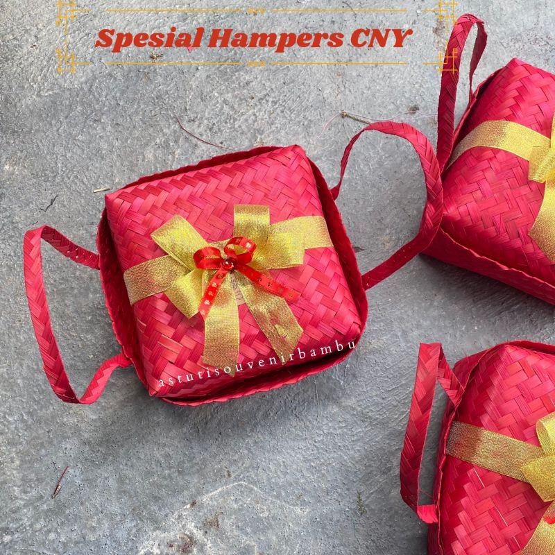 

[ NEW IMLEK SERIES ] BESEK JINJING WARNA PITA SPESIAL IMLEK besek cangking besek hantaran besek hampers bingisan imlek