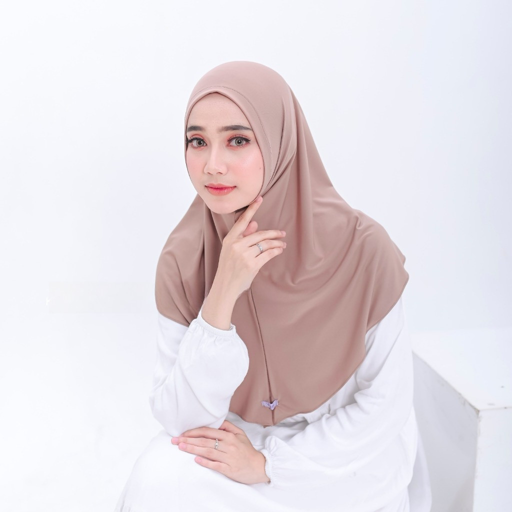 Jilbab Instan 2025 - Jilbab Instan Kerudung - Bergo Hamidah - Bergo Malay Kerudung Instan Zaida