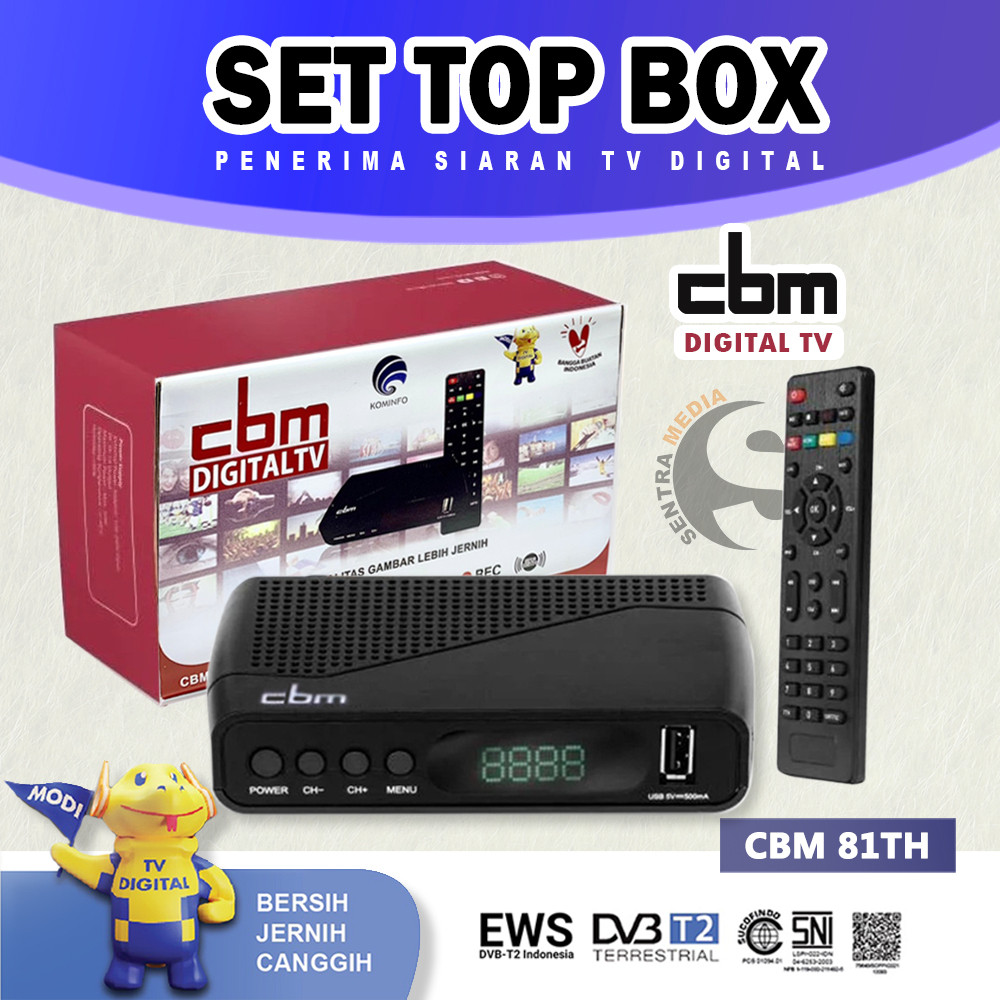 STB TERMURAH  SET TOP BOX CBM CBM81T &  EVINIX H1 NEO BERGARANSI RESMI 