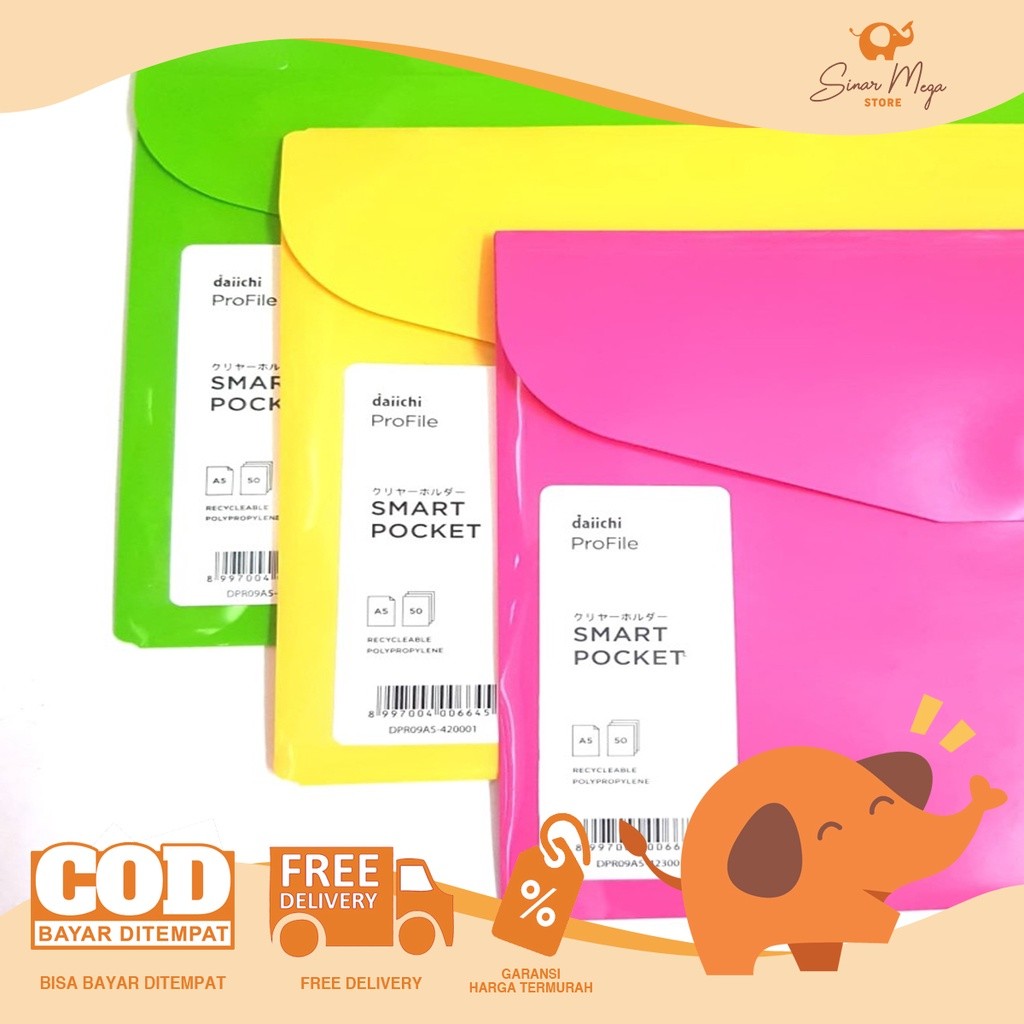 

Daiichi Smart Pocket A5 DPR09A5 / Map Tempat Dokumen A5 Murah Berkualitas