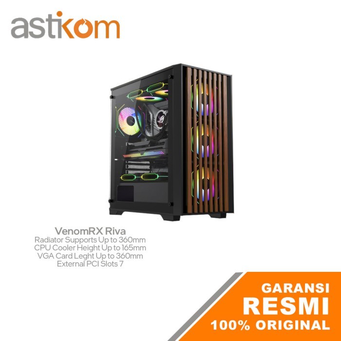 Casing PC VenomRX Riva Black