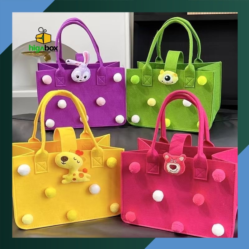 

Bag Tas Flanel Wanita Lucu / Tote Bag Tas Jinjing Wanita / Tas Anak Perempuan Luch Box Tas Souvenir Ulang Tahun Tas Hampers Caddy Bag Diaper Organizer Tas Popok Peralatan Bayi Tas Wanita Lucu Tas Anak Perempuan | AF08