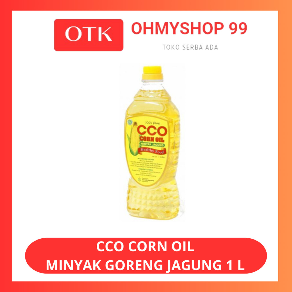 

CCO Corn Oil Minyak Jagung 1 Liter Botol
