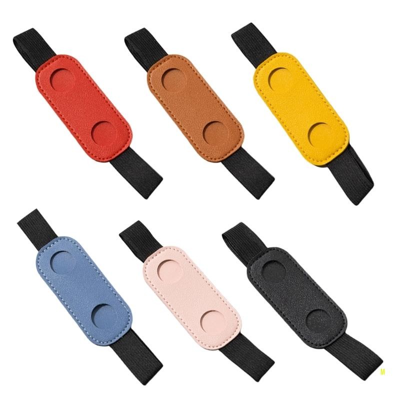 

PU Leather Pencil Holder Elastic Band Pencil Pouch Pen Holder for Diaries Notebooks Planners Books Pencil Case F19E