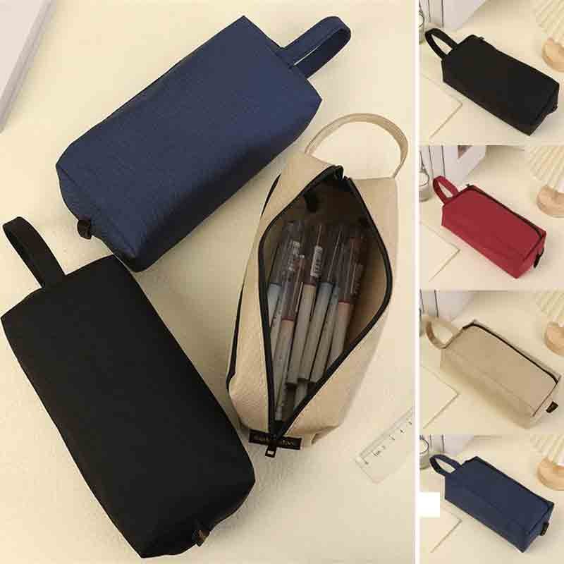 

Pencil Bag Zipper Pencilcase Large Capacity Pencil Pouch School Supply Pencil Case Stationery Office Study Portable Storage Bag