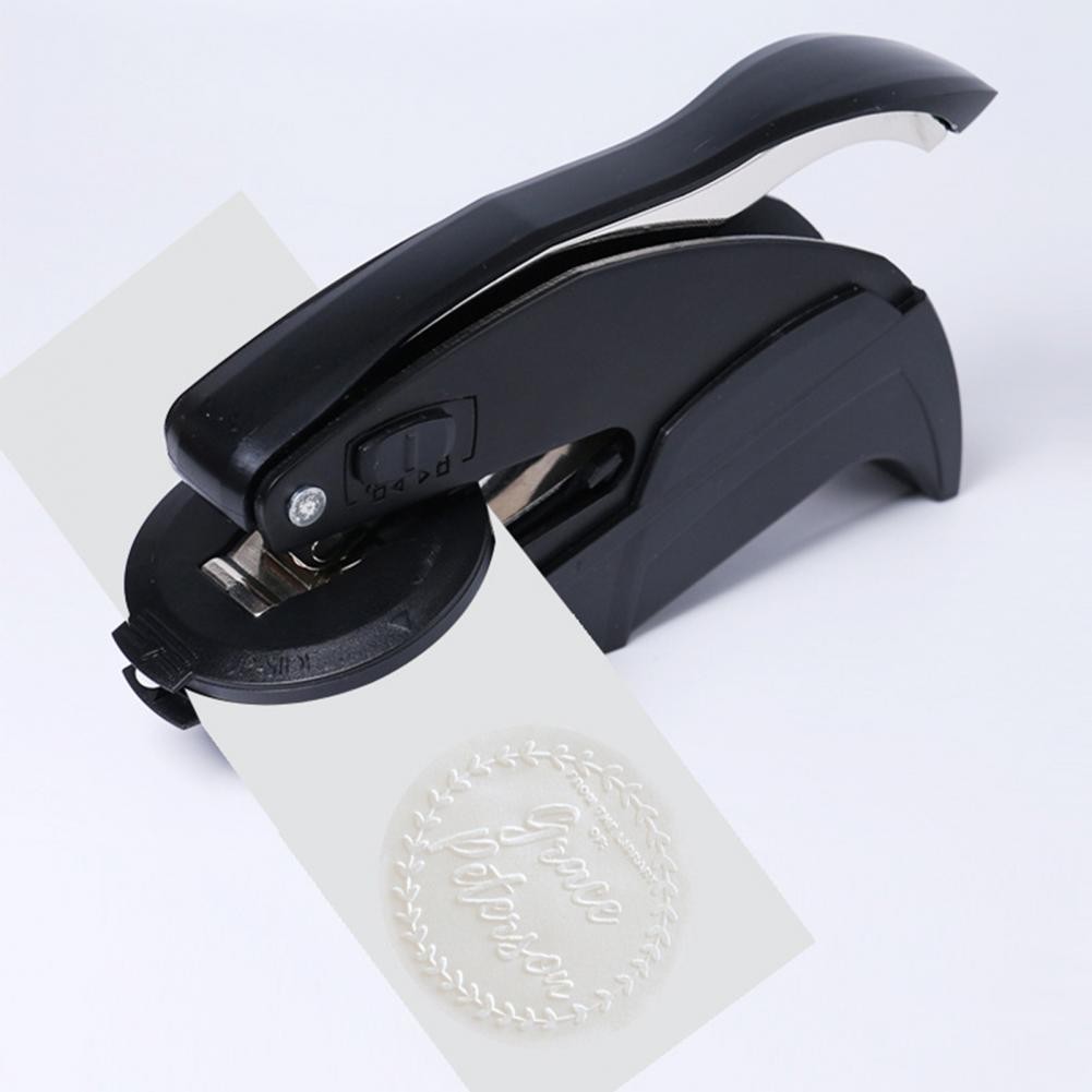 

Custom Embossing Machine Personalized Book Embosser Seal Stamp for Text Logo Business Cards Print for Paper for Personalized