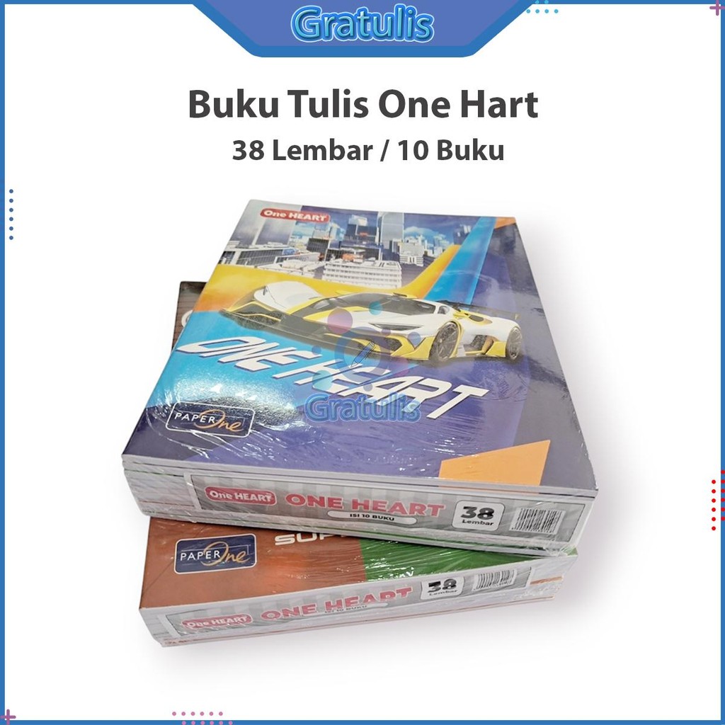 

BUKU TULIS ONE HEART 38 LEMBAR [1 PAK] / BUKU MOTIF LAKI-LAKI PEREMPUAN A5 KWARTO 1 PACK / BOOK KARAKTER ISI 38L