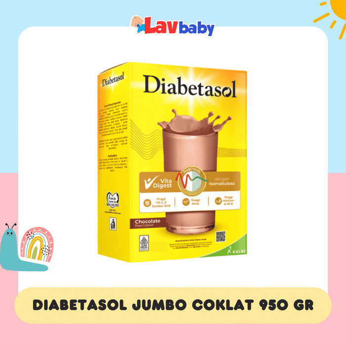 

[[PROMO]]BEST SELLER Diabetasol Susu Diabetes 950 gr 950gr 1kg 1000 - Coklat 950gr