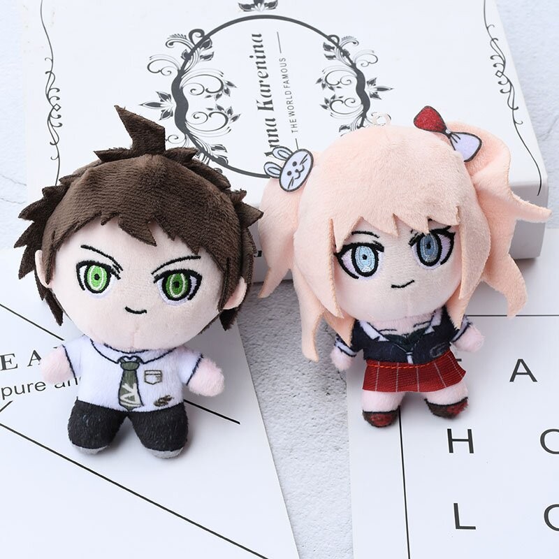 Anime ganronpa V3 gan Ronpa Komaeda Nagito Hinata Hajime Enoshima Junko Plush Toy Doll Key Cha Gifts