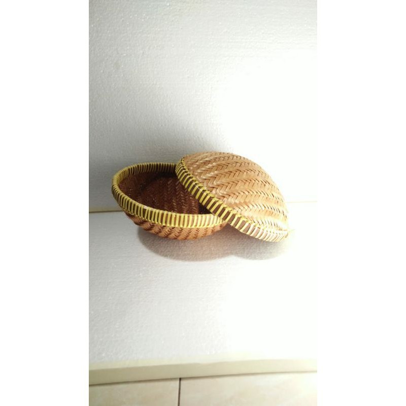 Ready stock kalo bambu wadah bumbu  Rak Bawang Tempat Nasi Tempat Rak Bumbu Bawang Dapur Susun COD P