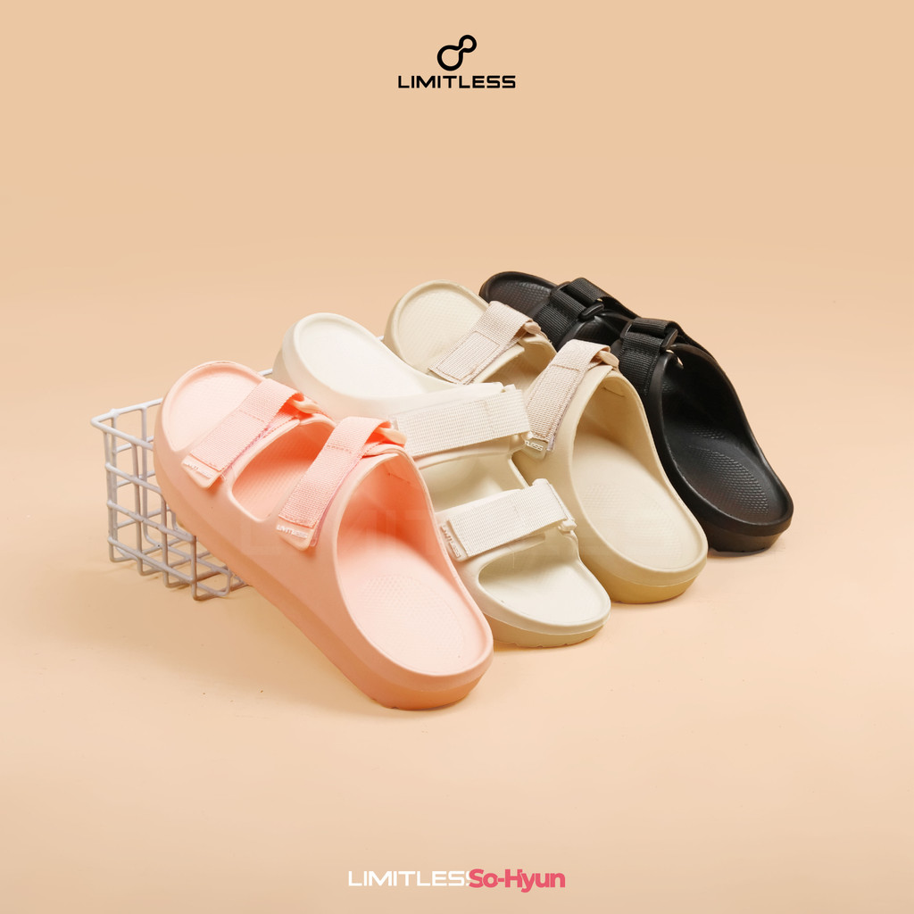 Sendal Cewek Karet Tali Sandal MINJI Bahan Karet Eva Phylon Sandal Unisex Cewek Cowok