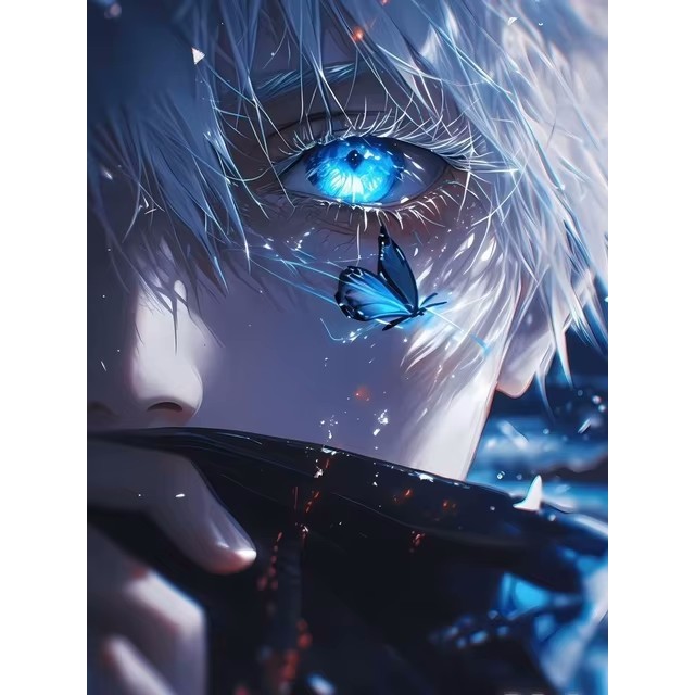 

2024 New Jujutsu Kaisen Satoru Gojo 5D DIY Diamond Painting Kit Diamond Embroidery Color oil painting hand art decoration