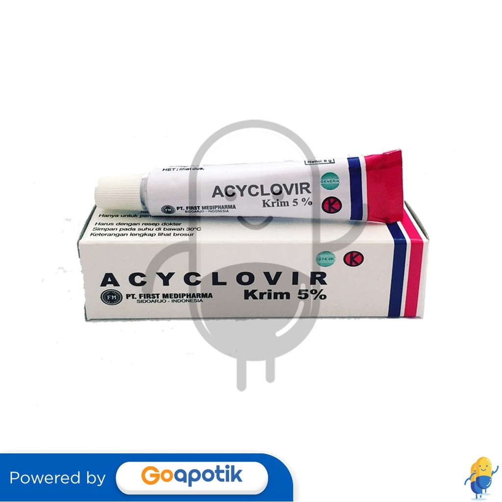 Acyclovir First Medifarma 5% Cream 5 Gram