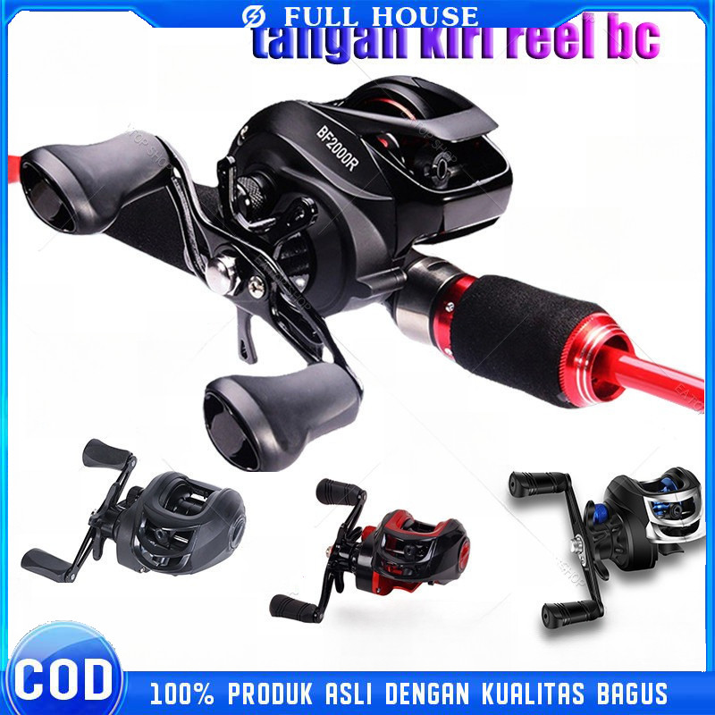 (COD)Full House！ reel bc murah berkualitas / reel bc / pancing 1 set lengkap kuat / reel casting / b