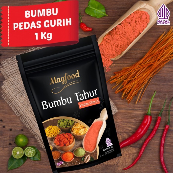

[[PROMO]]New Magfood Bumbu Tabur Pedas Gurih 100 Gram - 1 kg
