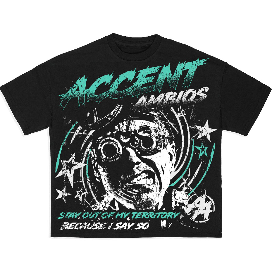 Kaos AccentAmbios Boxy Tshirt Heavyweight 235gsm - Black