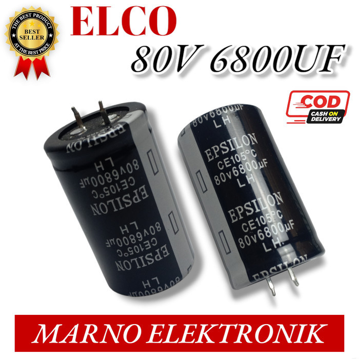 SGA05 CAPASITOR KAPASITOR ELCO 80V 6800UF 80V6800UF ASLI ORI ORIGINAL