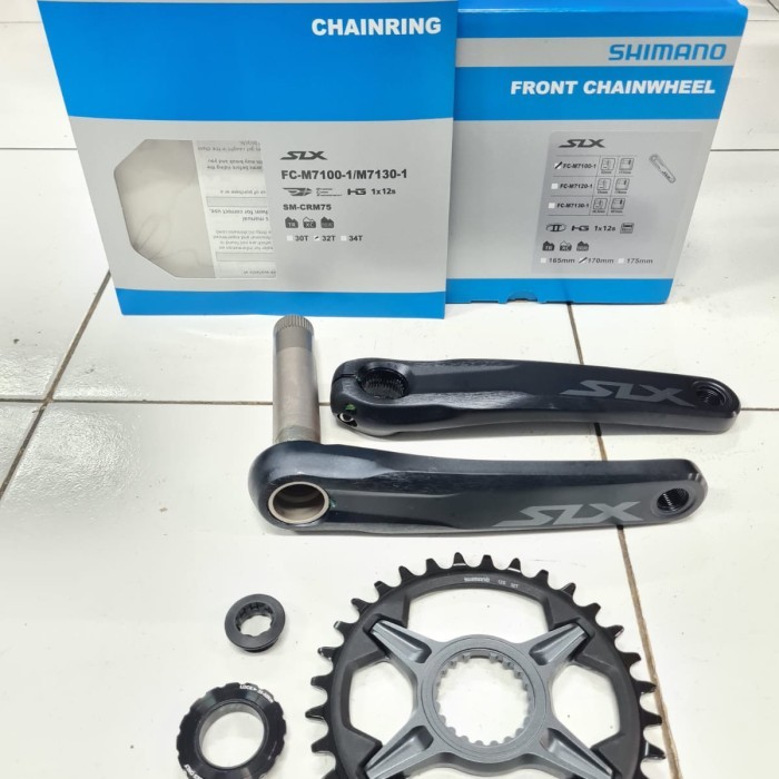 CRANKSET / CRANK / FC SHIMANO SLX M7100 1 x 12 speed HT II MTB