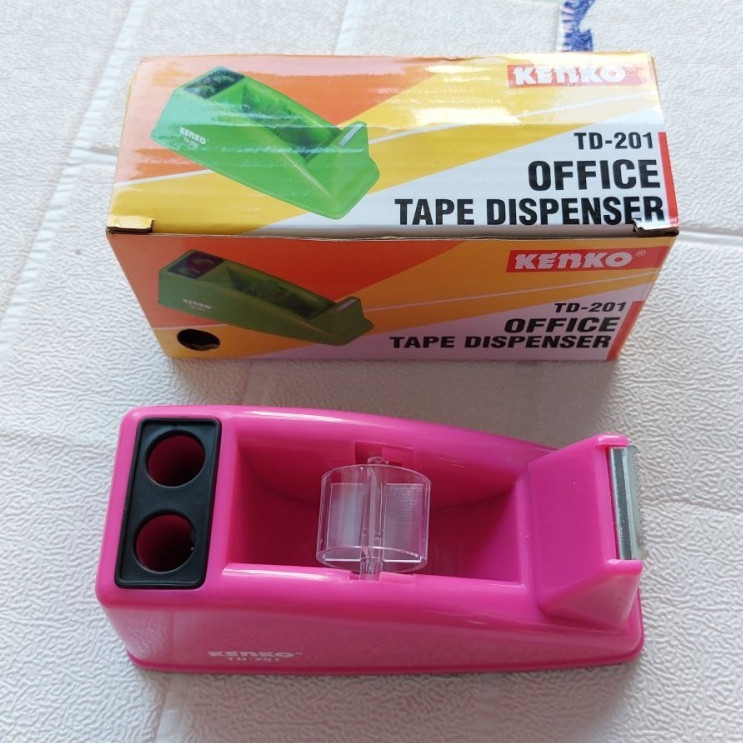 

Tape Dispenser Pemotong Isolasi Kecil Kenko TD-201 Pemotong Selotip Kecil