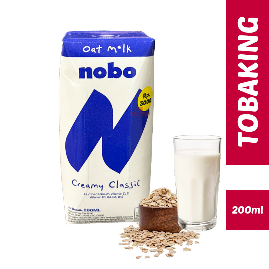 

Susu Nobo Oat milk 200 ml Creamy Oatmilk Oatside
