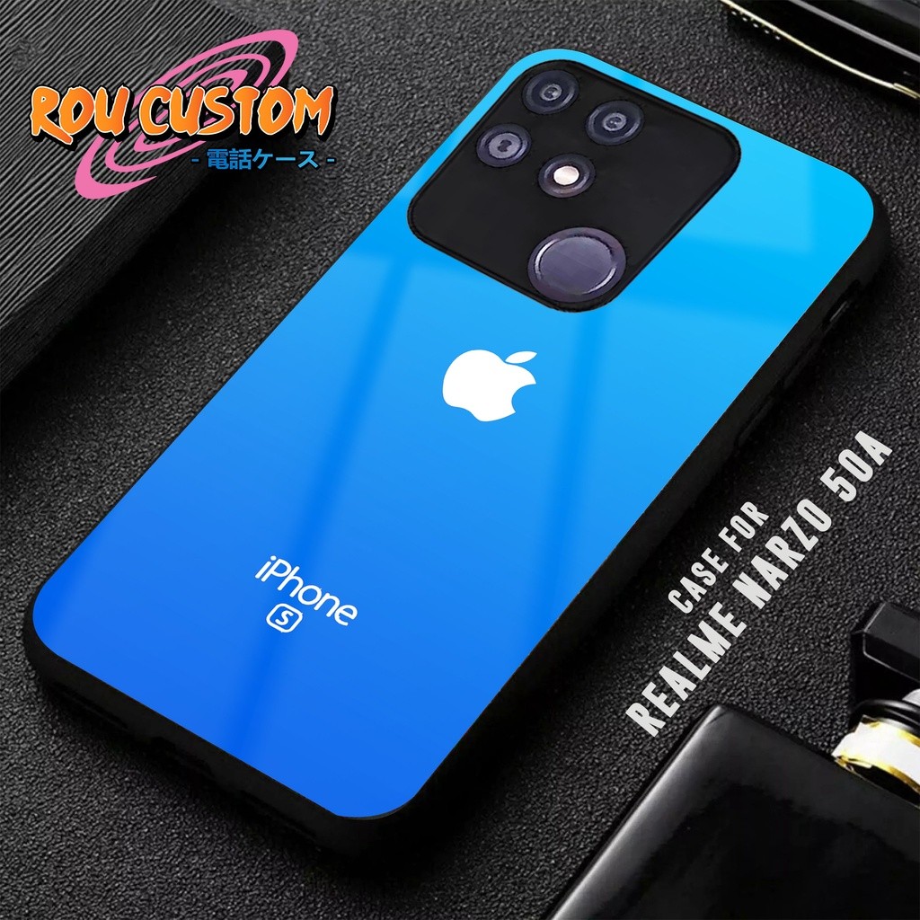 Case Realme Narzo 50A - Casing Realme Narzo 50A [ APPL ] Silikon Realme Narzo 50A - Case HP - Case M
