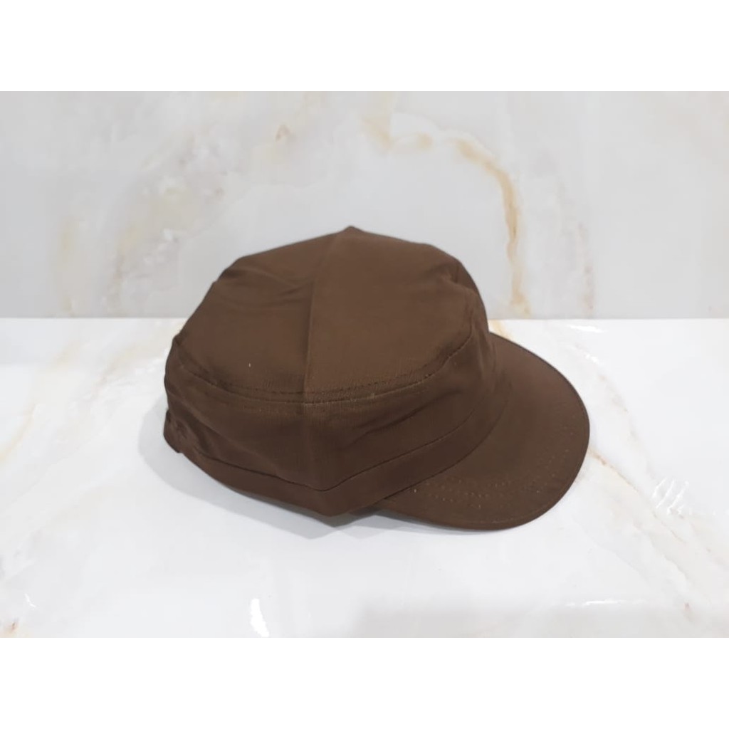 TOPI KOMANDO PRIA / TOPI MILITER POLRI LIDAH PENDEK SATPAM ORIGINAL POL PP MILITARY COMANDO CAP