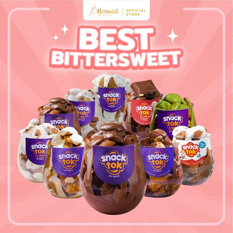 

BEST SNACK [ Bittersweet by Najla ] Satuan Snacktok ( Pilih Variant )