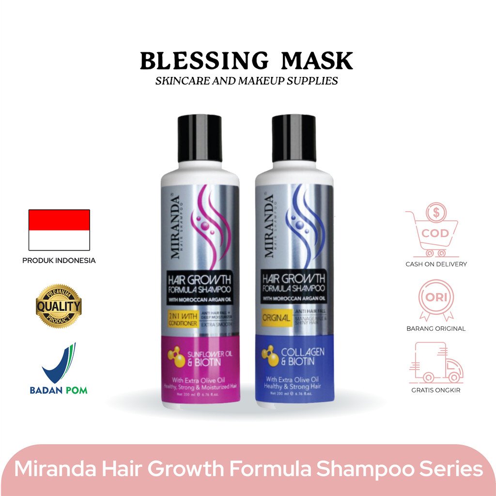 Miranda Hair Growth Bio Shampoo & Conditioner 2in1 200ml