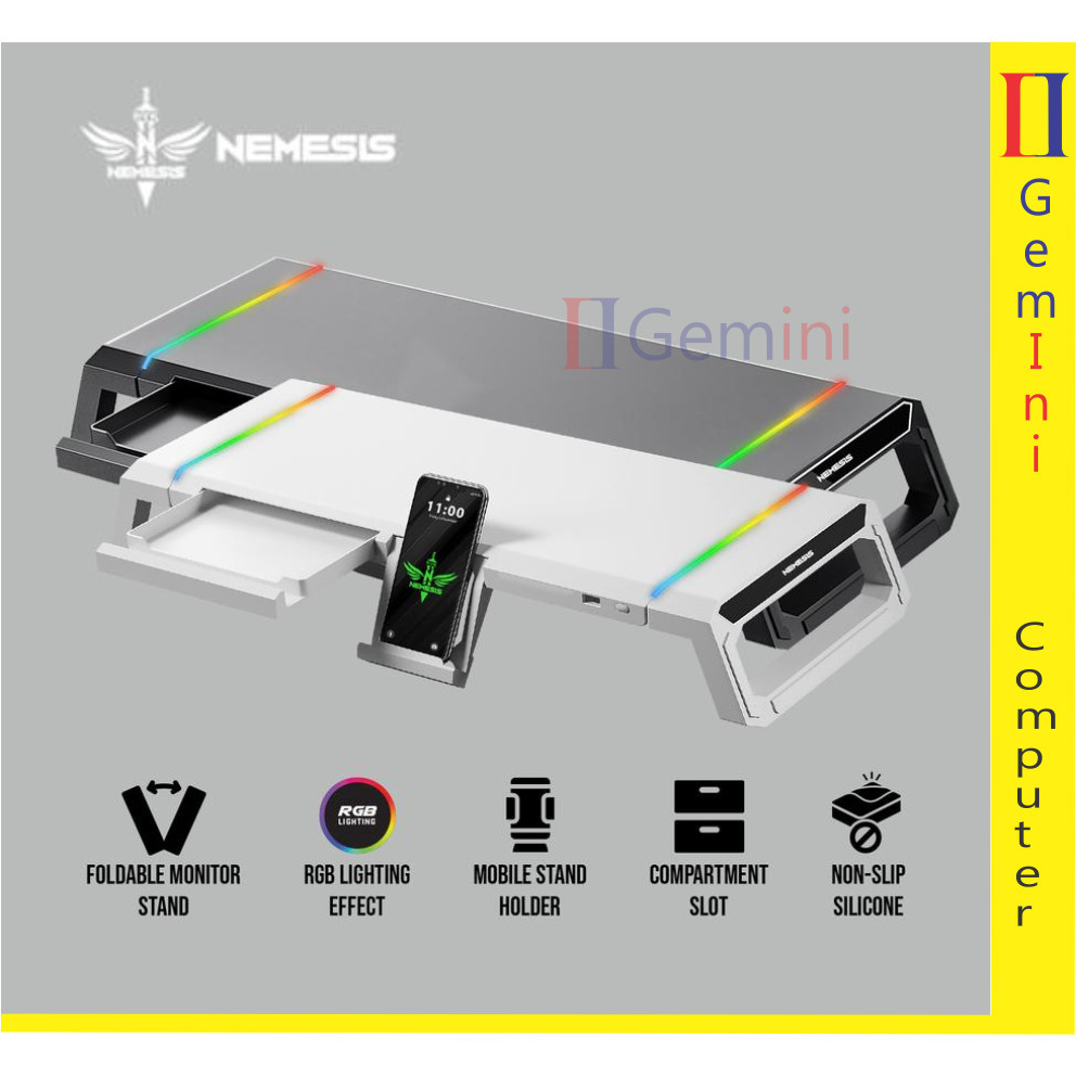 STAND MONITOR RISER WITH RGB LIGHTNING MYRO CR1 NEMESIS NYK NEMESIS