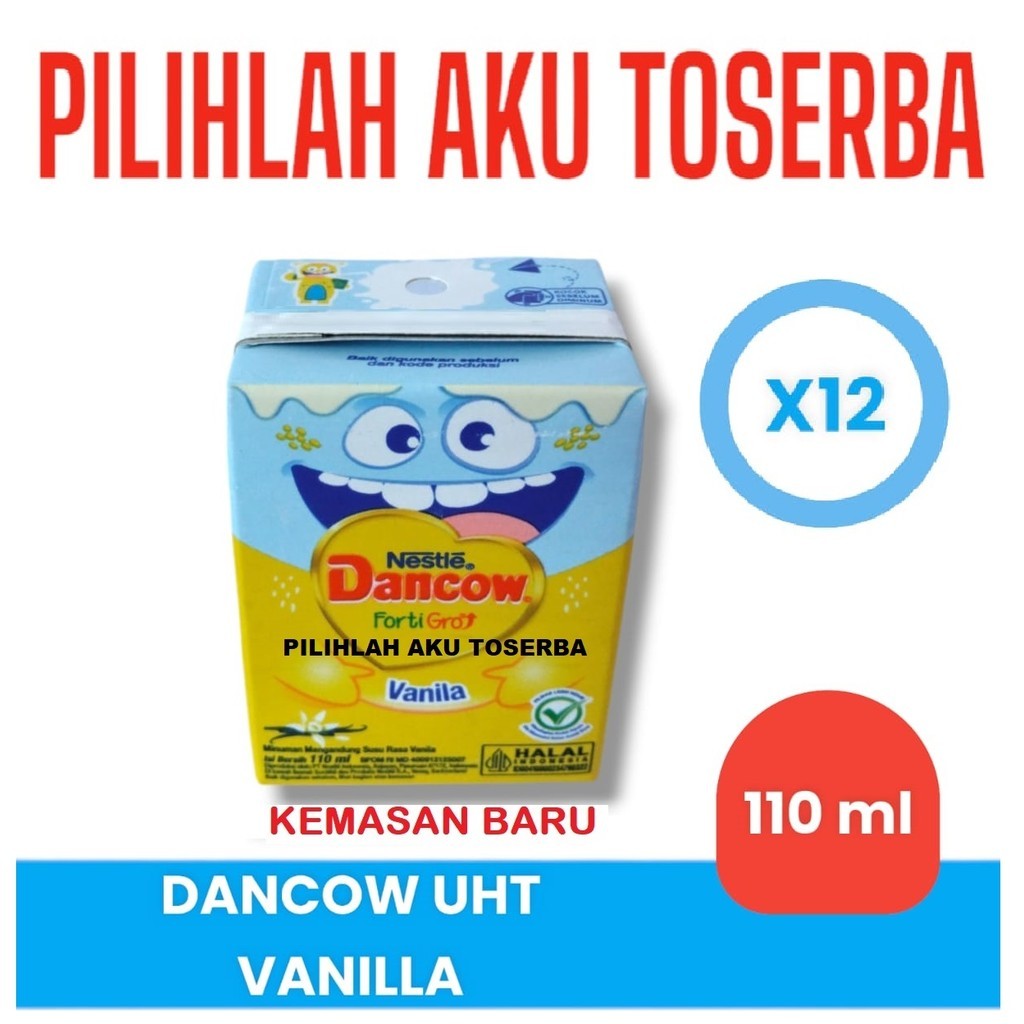 

Susu DANCOW UHT VANILA VANILLA FortiGro - 110 ml ( HARGA PAKET ISI 12 PCS )