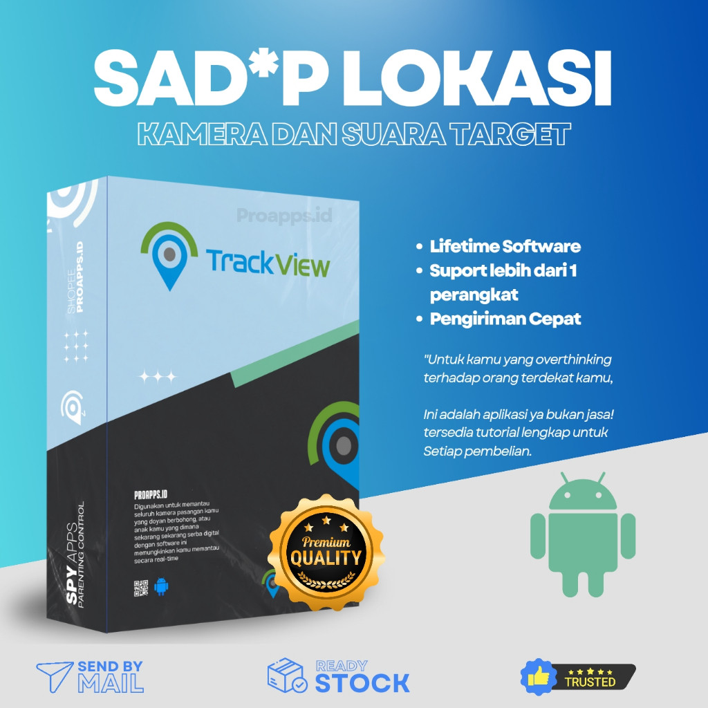 #009 Software Sadap Kamera Lokasi Suara Dll : TrccckViww For Android : Sadap Hp Ponsel Dll