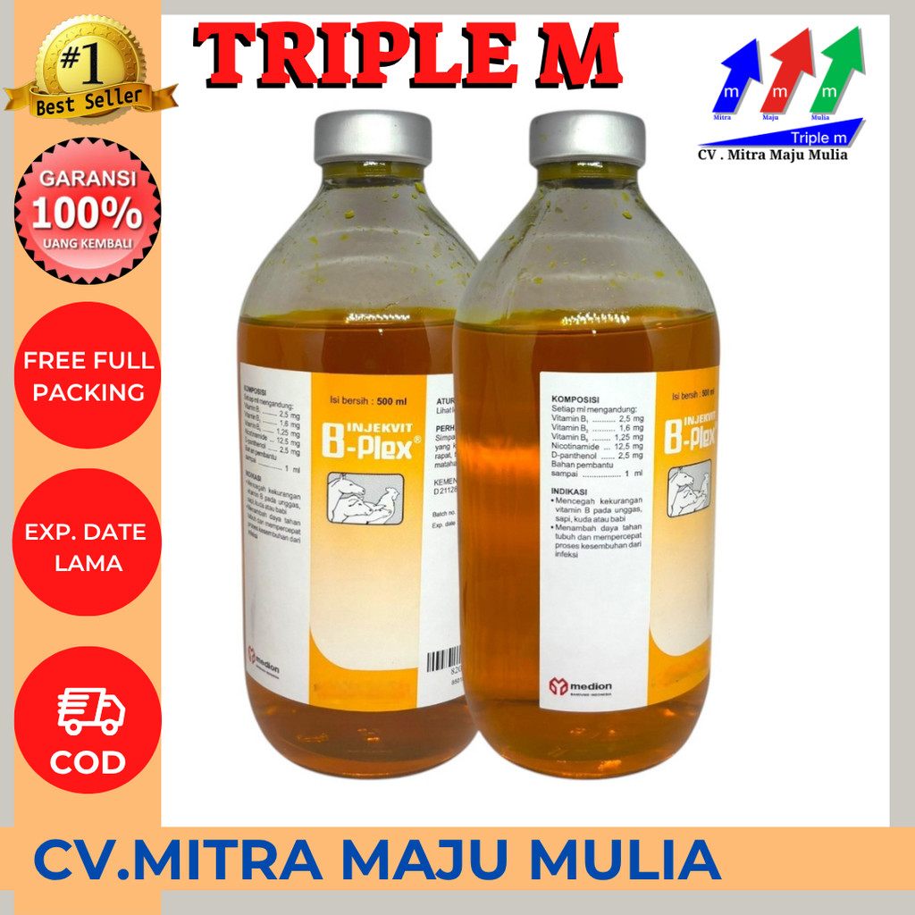 Kedaiari - Vitamin B Kompleks 500Ml Medion - Meningkatkan Produktivitas & Sistem Saraf