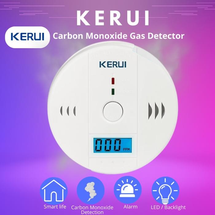 

Carbon Monoxide CO Gas Detector Alarm Sensor Karbon Monoksida KERUI