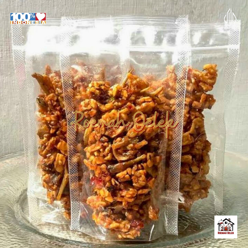 

Kering Tempe Pedas Manis | Tempe Orek Kering Renyah | Lauk Tahan Lama Siap Makan Premium 100gr – Renyah Gurih, Bumbu Melimpah!