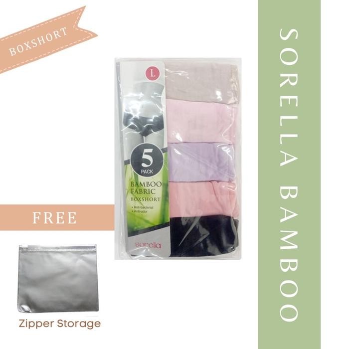 Panty Pack (Celana Dalam) Sorella Bamboo Boxshort S25-073020MIX - MIX