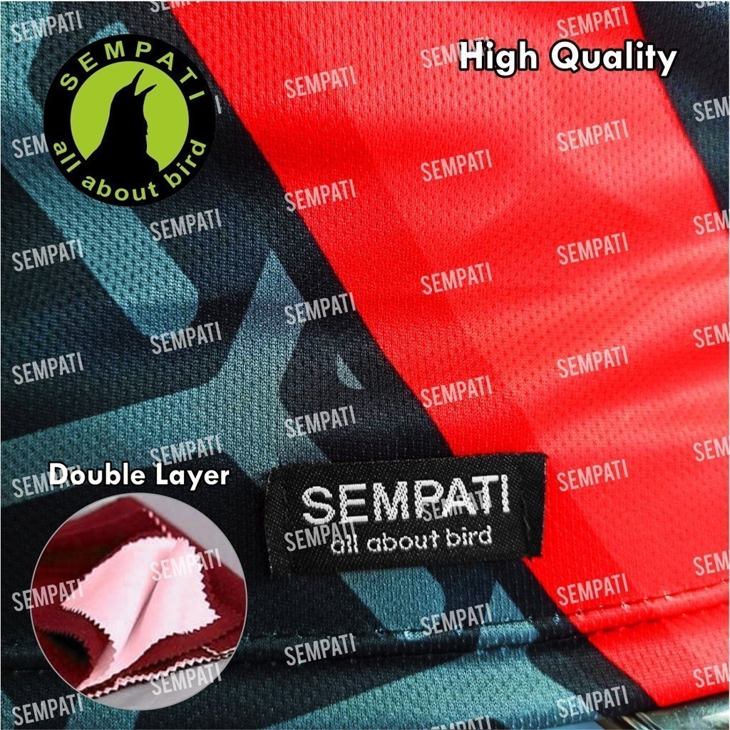 jki SEMPATI Krodong Sangkar Murai No 1 Bahan Jersey Premium Fullprint Desn Motif Burung Murai
