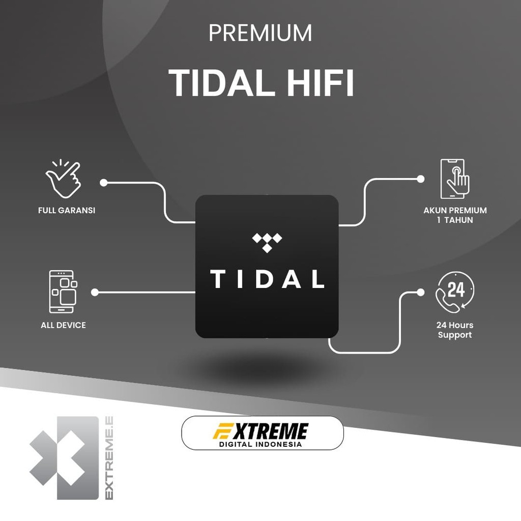 Tidal Master Plus Premium 1 Tahun Private Login Bergaransi