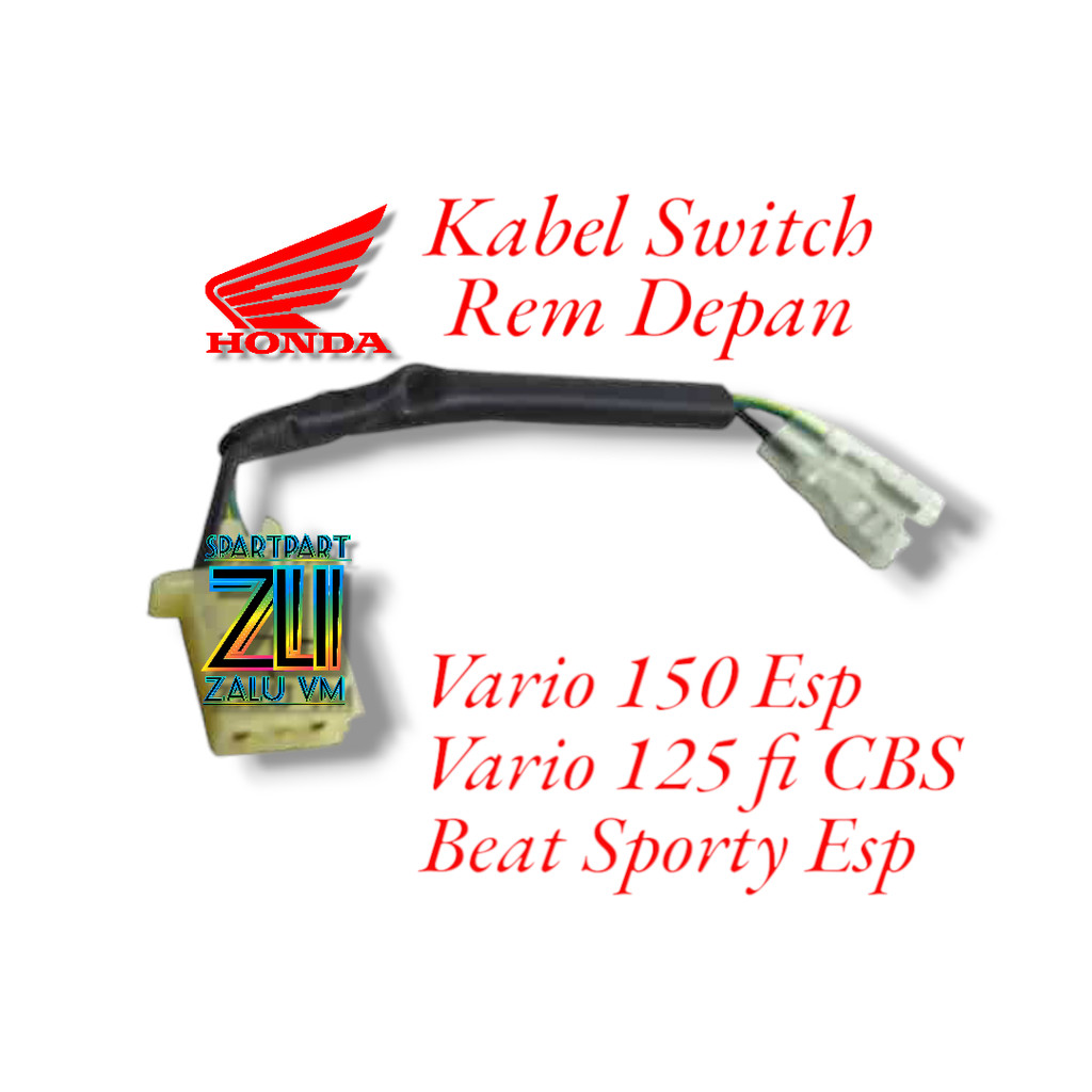 KABEL SWITCH REM DEPAN MOTOR HONDA VARIO 125 FI CBS VARIO 150 ESP BEAT SPORTY ESP