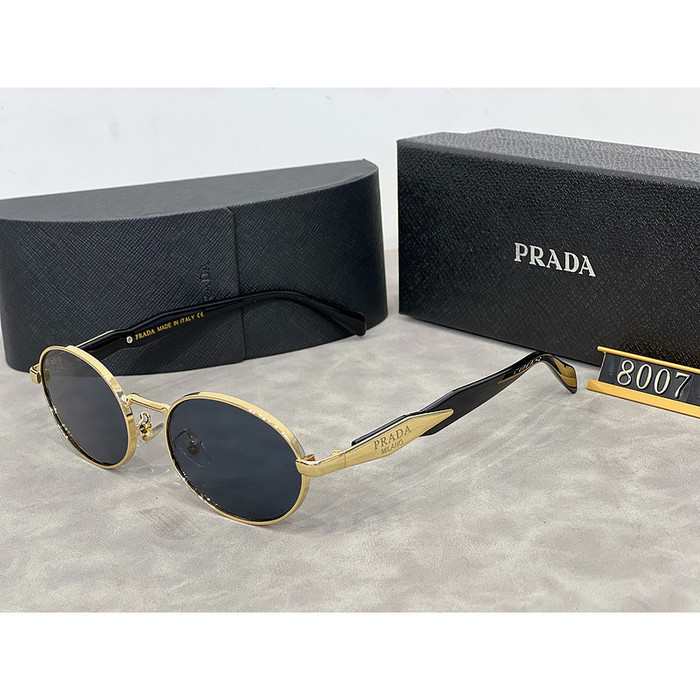 Kacamata Wanita Sunglasses PRADA PR65ZS New UV400 Protect Authentic - Hitam Gold pma
