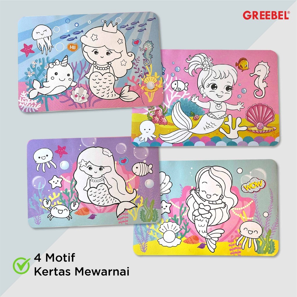 

PARKO Paket Hemat Lengkap Melukis / Painting Kit Anak Tk Sd Sekolah (251011) / Hadiah Hampers Ulang Tahun