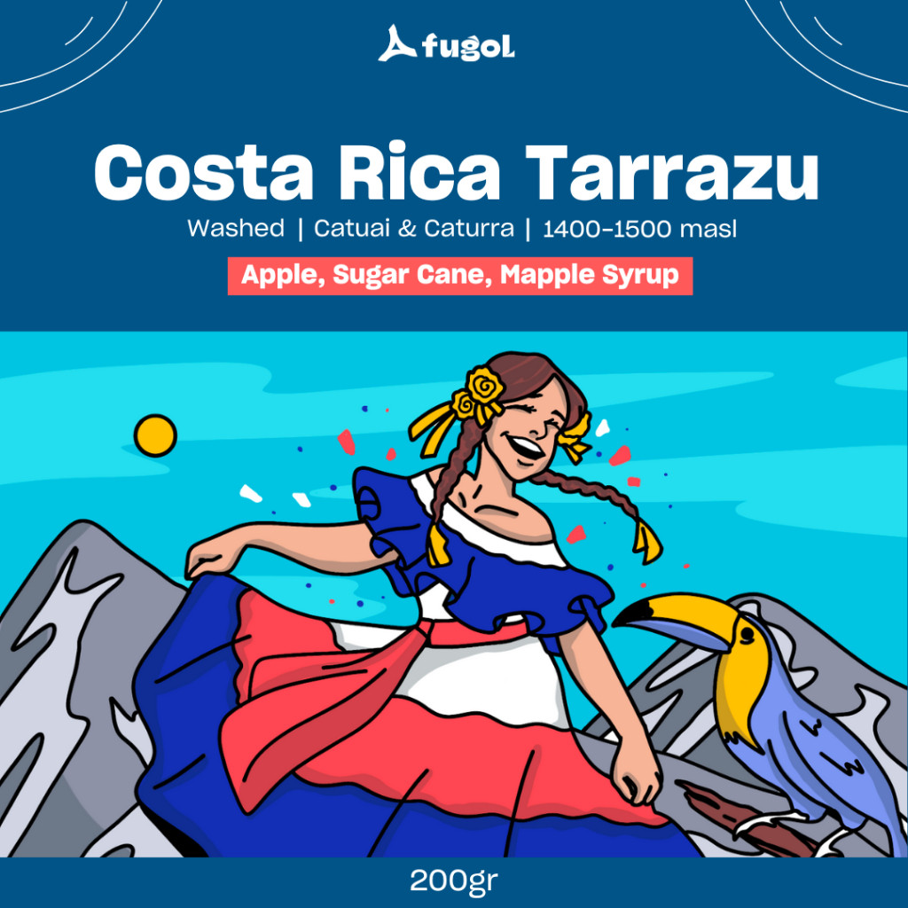 

Kopi Arabika COSTA RICA TARAZZU (200gr) Single Origin Specialty Coffee Arabica Beans