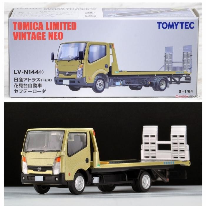 DIECAST TOMICA LV-N144c NISSAN ATLAS (F24) HANAMIDAI AUTO SAFETY LOADER (GOLD)