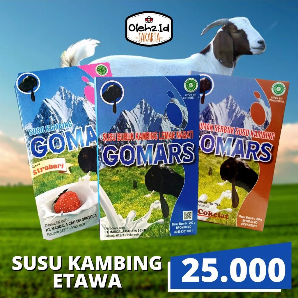 

susu kambing etawa gomars 200g