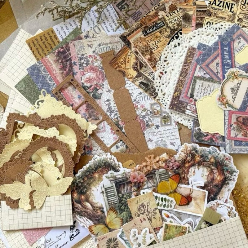 

Journamm.id Journal kit scrapbook paper Scrapbook Journaling Jurnal Kit Journal Kit Vintage Diari Kertas Dekorasi Journaling Kit Vintage Journal
