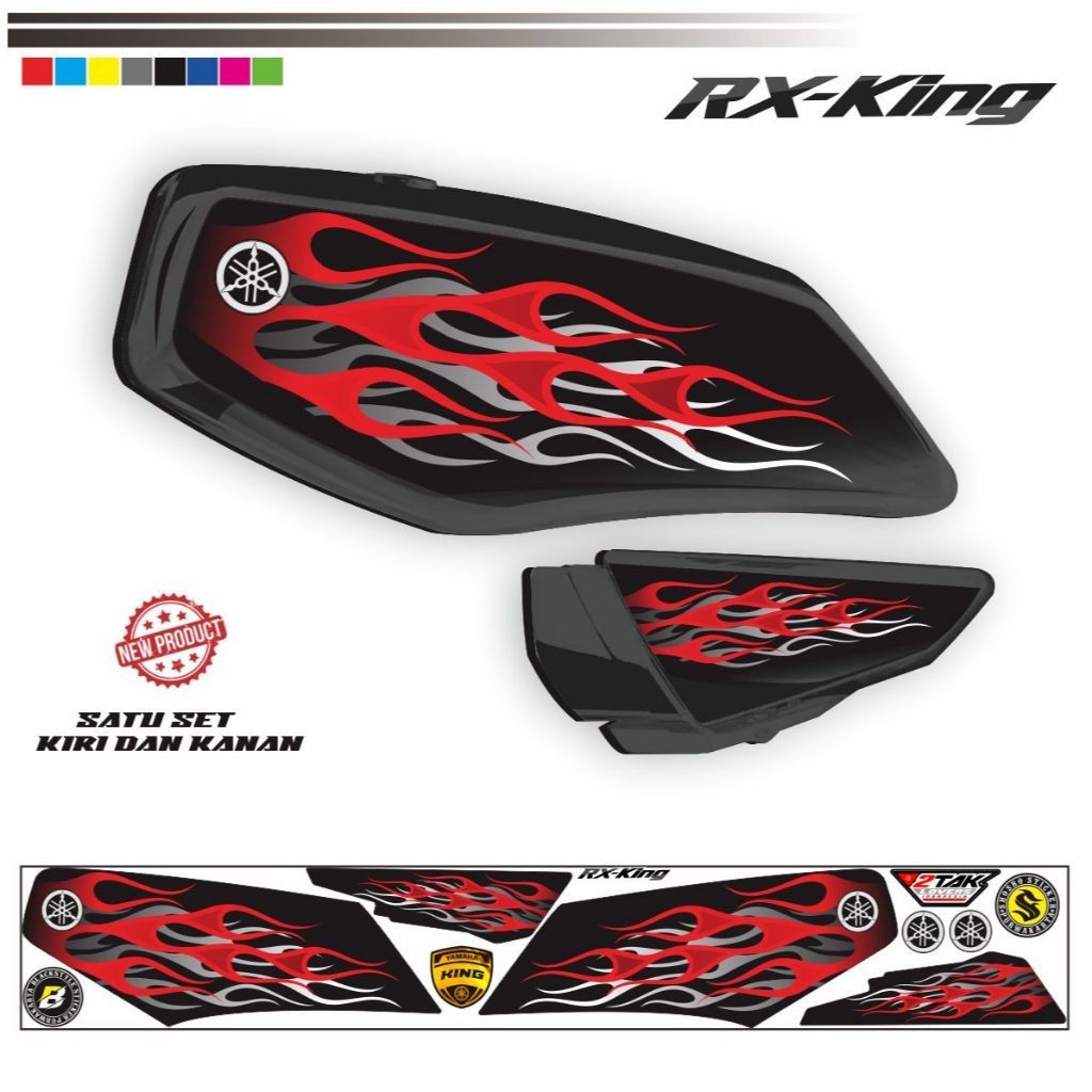 VARIASI STRIPING STIKER RX KING VARIASI RX KING MOTIF KEREN RX KING STIKER VARIASI RX KING